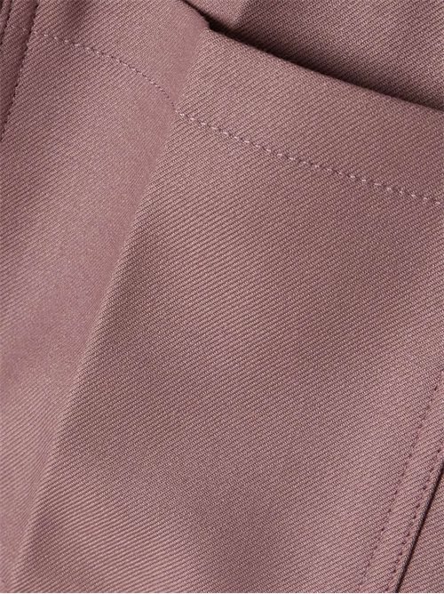 Victoria Beckham Alina twill wide-leg pants Lilac Victoria Beckham | 1325WTR005115D9476 MAUVE
